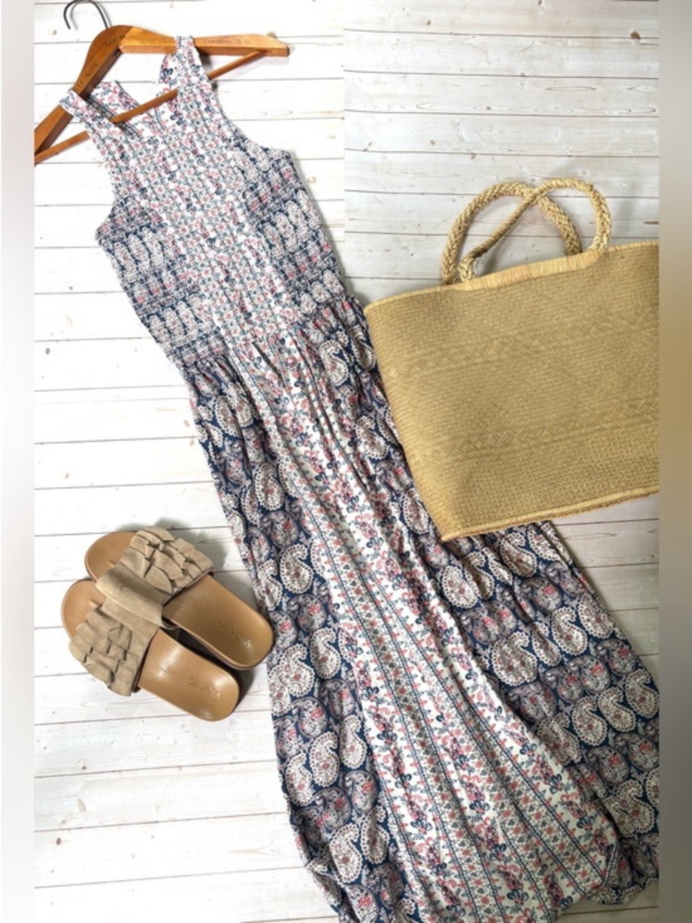 Japna halter floral paisley boho maxi dress